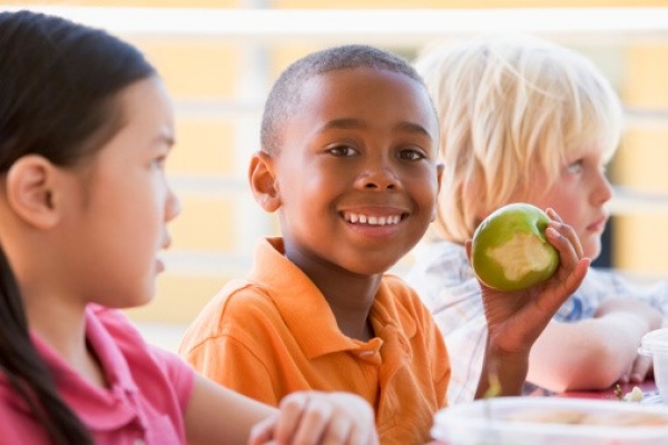 140092155 child eating apple